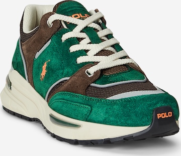 Polo Ralph Lauren Matalavartiset tennarit 'TRACKSTR 250' värissä vihreä: etupuoli