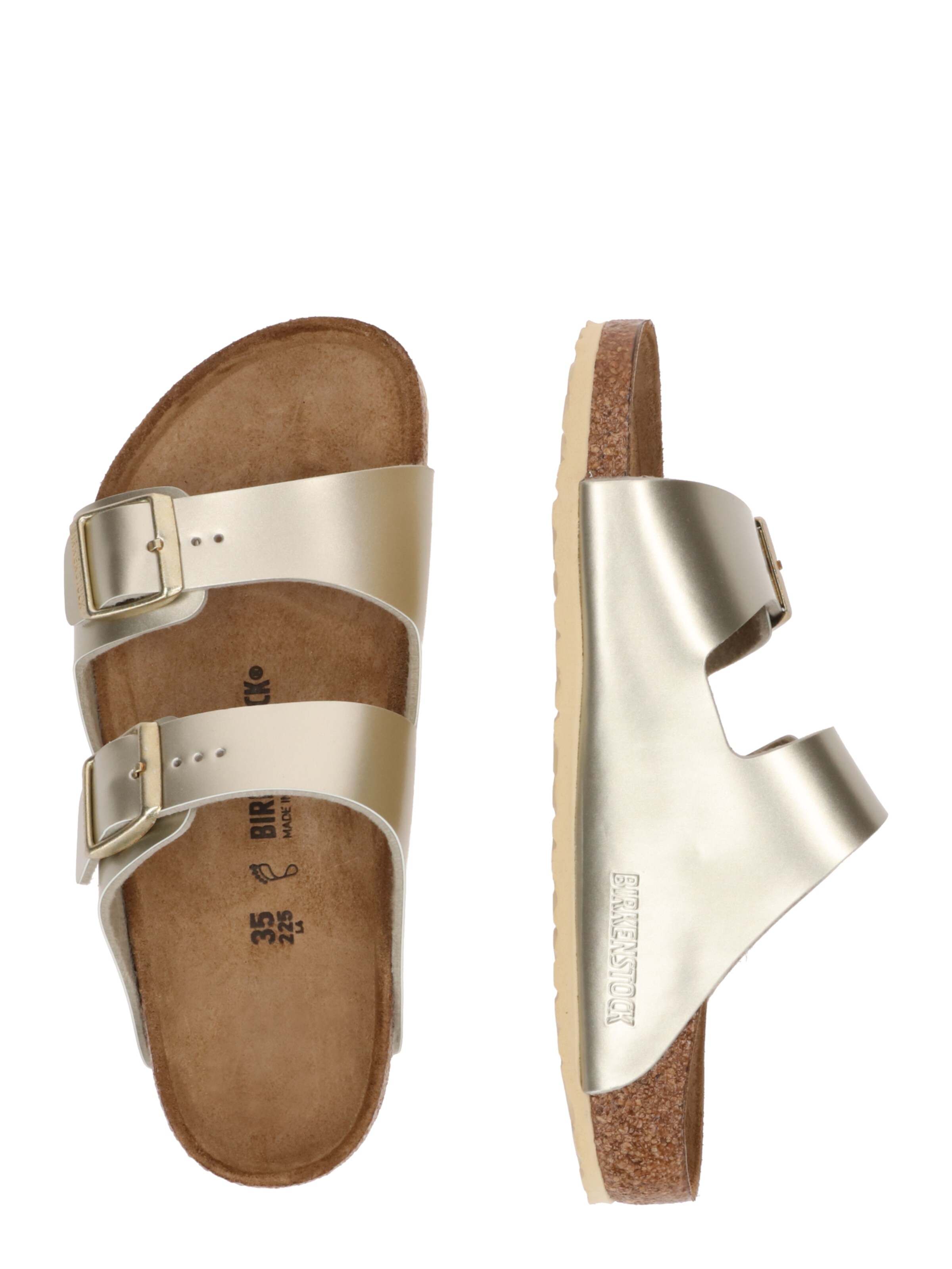 BIRKENSTOCK Sandal 'Arizona' in Gold