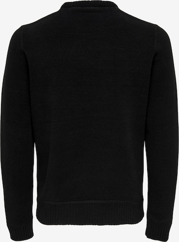 Only & Sons Sweater 'Ese' in Black