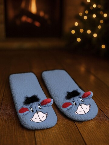 Disney Winnie Puuh Socken 'Hüttensocken I-Aah Esel'‌‌‌‌‌ in Blau