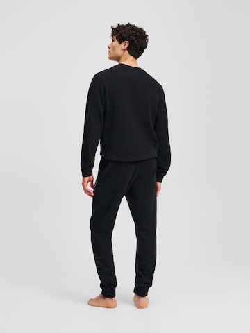 Effilé Pantalon 'Hotel' Karl Lagerfeld en noir