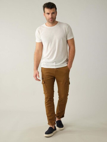 Effilé Pantalon cargo 'Danakil' Deeluxe en marron