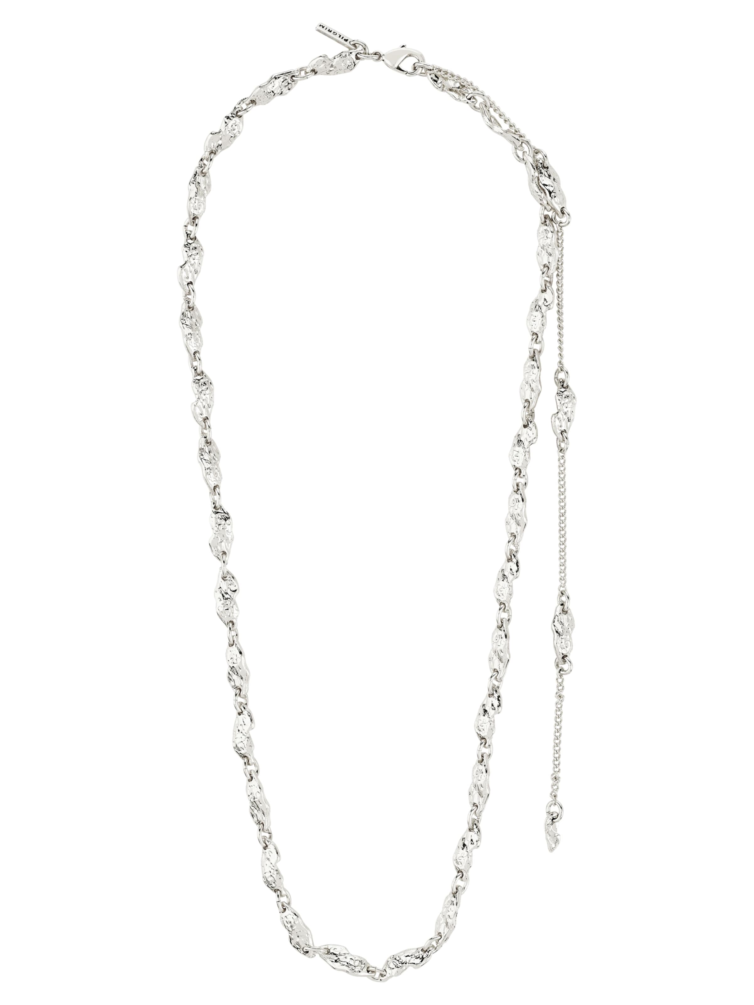 Pilgrim Ketju 'Eliyah' värissä hopea: etupuoli