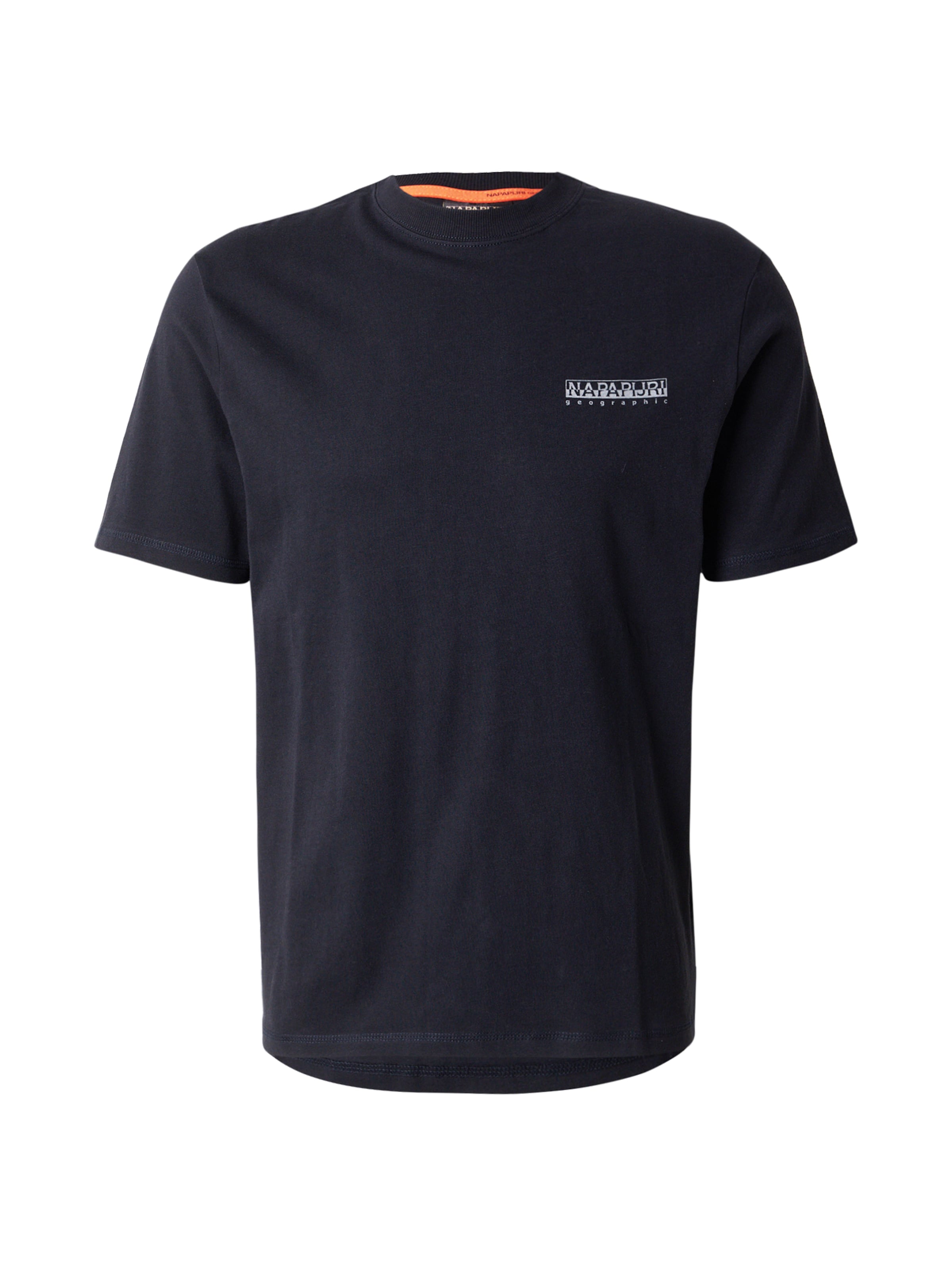 NAPAPIJRI Μπλουζάκι σε μαύρο: μπροστά