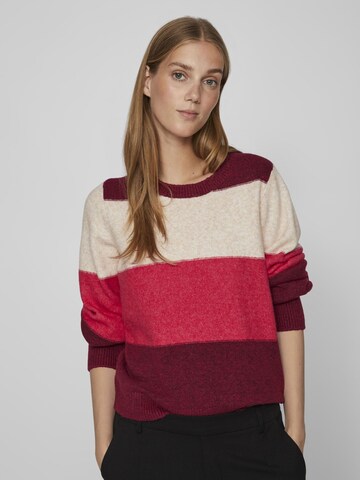 VILA Sweater 'Ellie' in Red