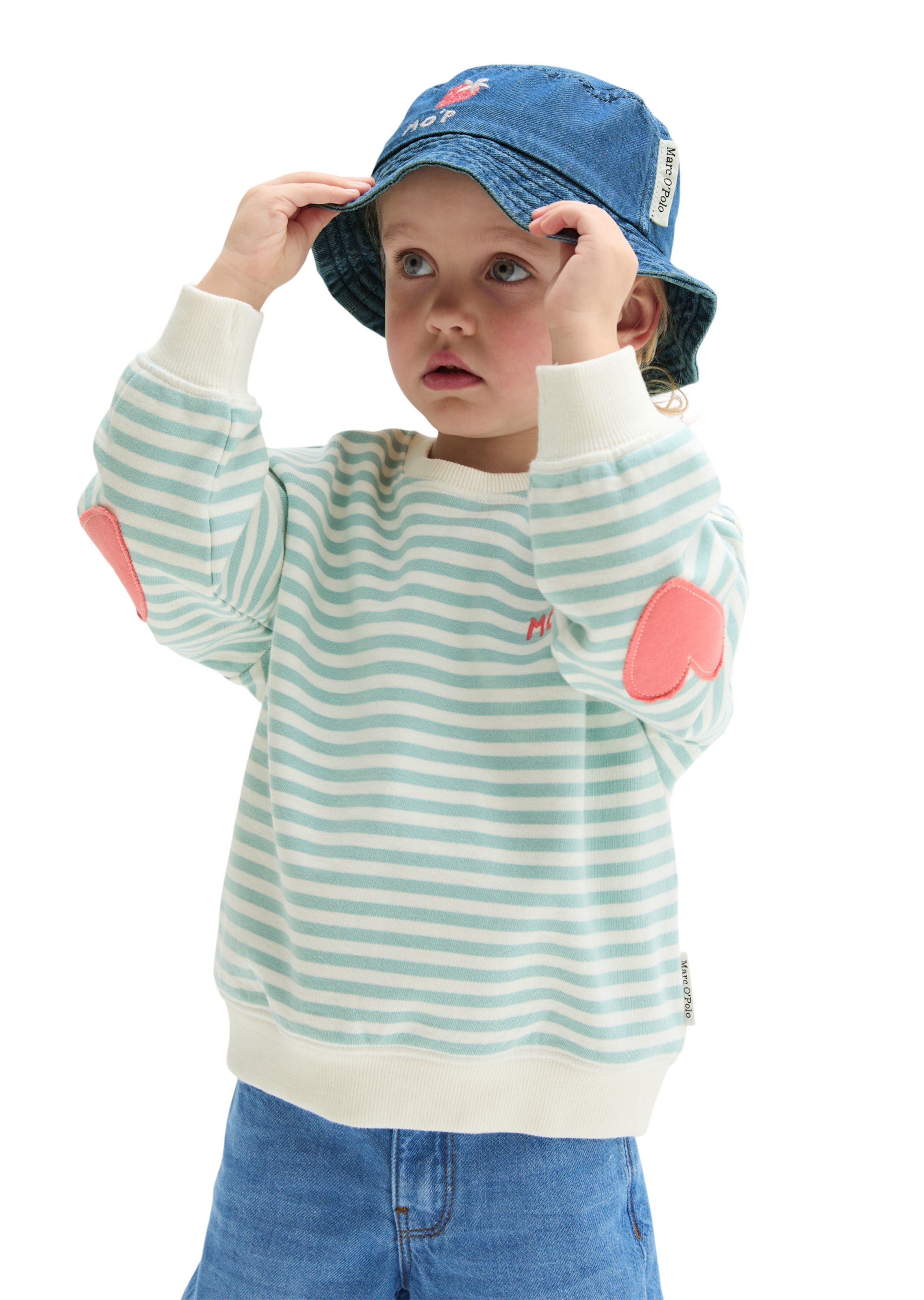 Marc O'Polo Sweatshirt in Blue: front