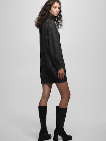 Rochie tricotat de la Pull&Bear pe gri