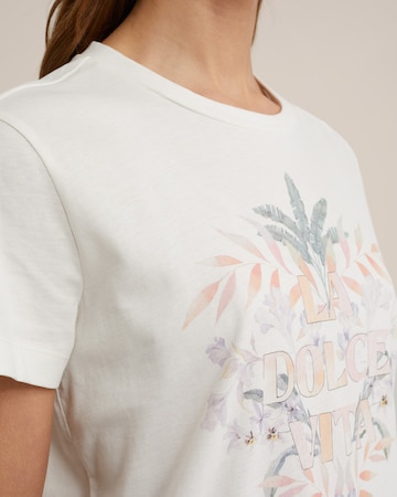 T-shirt WE Fashion en blanc