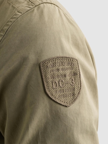 Regular fit Camicia 'Overshirt with back print' di PME Legend in verde