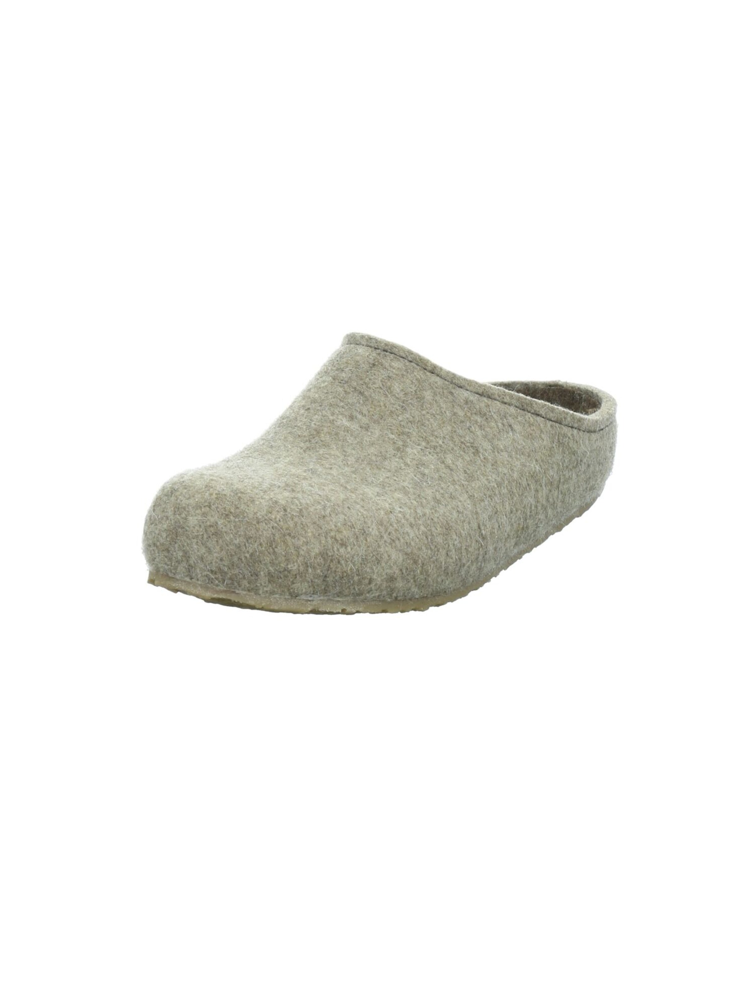 HAFLINGER Hausschuh in Braun: Vorderseite