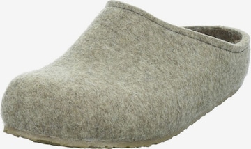 HAFLINGER Slippers in Brown: front