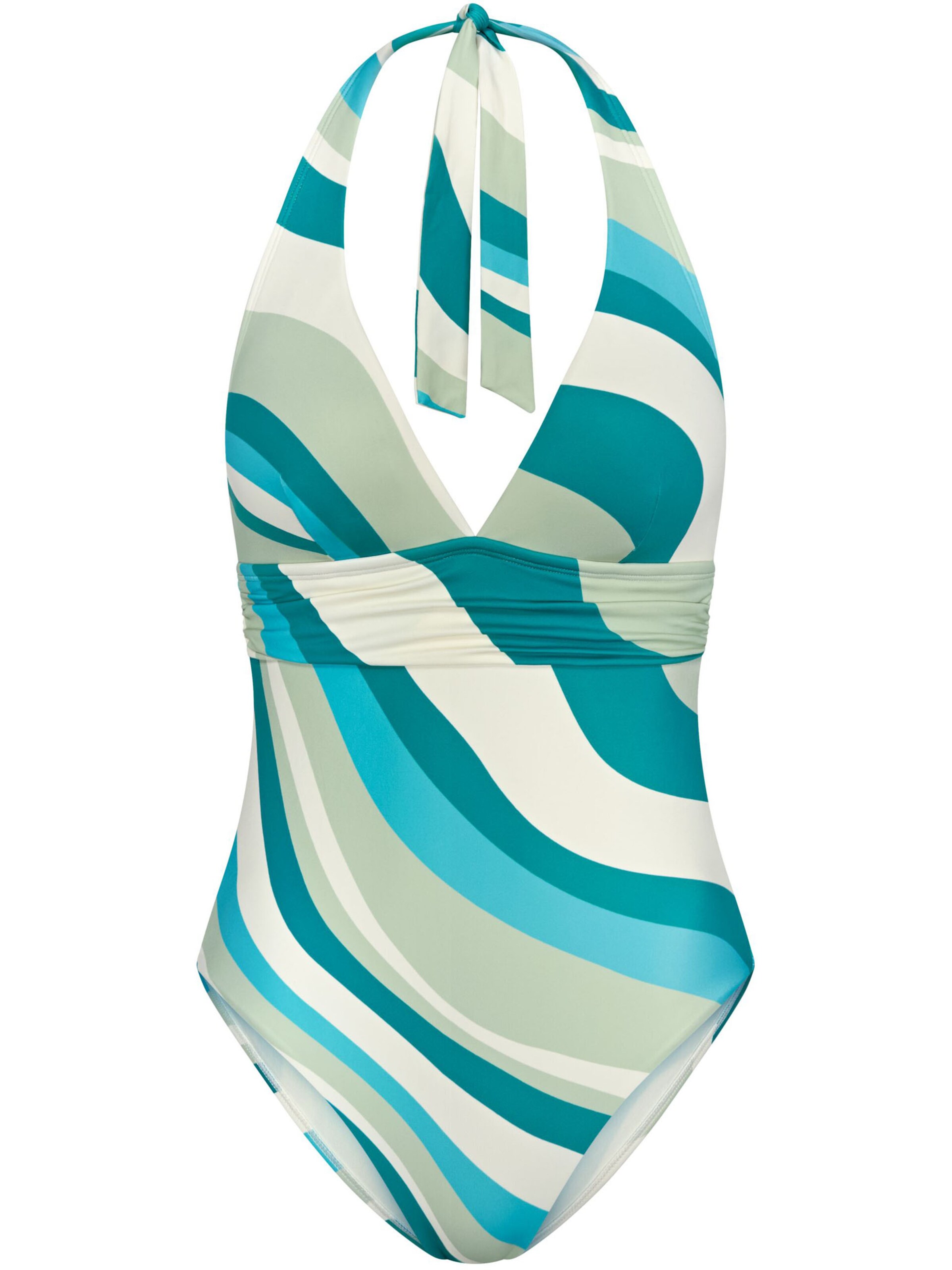 TRIUMPH Badeanzug ' Summer Mix & Match Plunge ' in Blau: Vorderseite