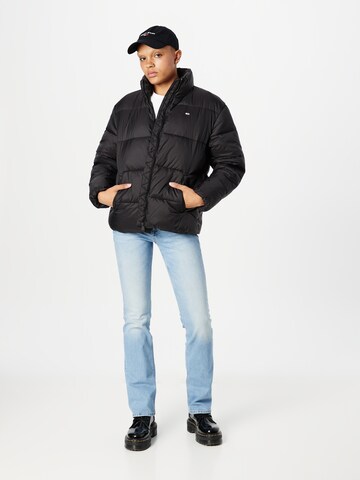 Tommy Jeans Winterjas in Zwart