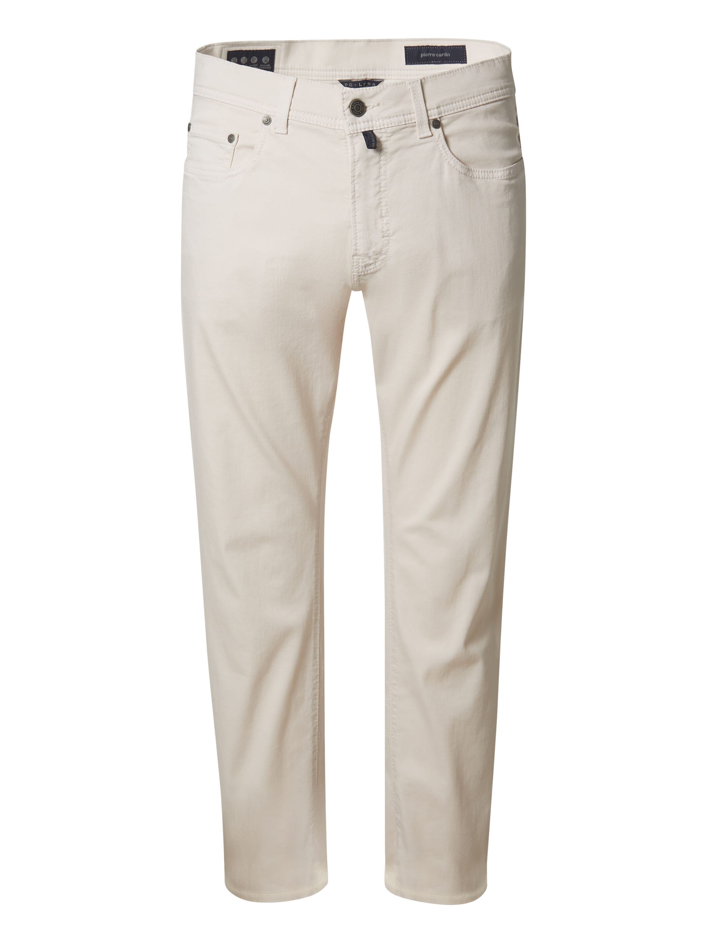 Effilé Jean 'Lyon' PIERRE CARDIN en beige : devant