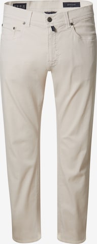 Effilé Jean 'Lyon' PIERRE CARDIN en beige : devant