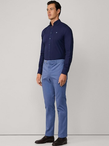 Hackett London Slimfit Chino 'Kensington' in Blauw