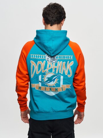Recovered Sweatshirt 'Dolphins Eastern' in Blue: front