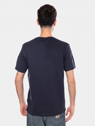 WRANGLER Bluser & t-shirts 'EMBROIDERY TEE NAVY BLUE' i blå