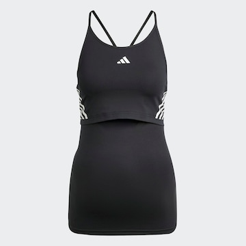 ADIDAS PERFORMANCE Sporttop in Zwart: voorkant