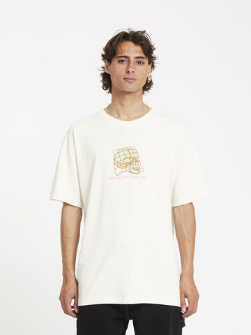 Volcom Shirt 'Mindoor' in Wit: voorkant