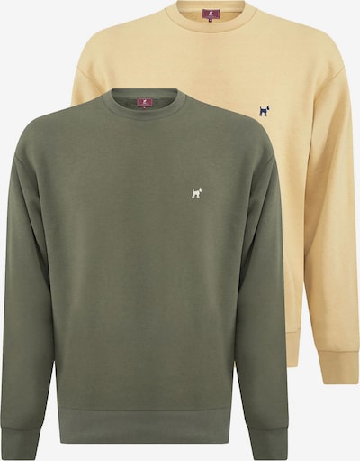 Williot Sweater majica u mornarsko plava / žuta / zelena / bijela, Pregled proizvoda