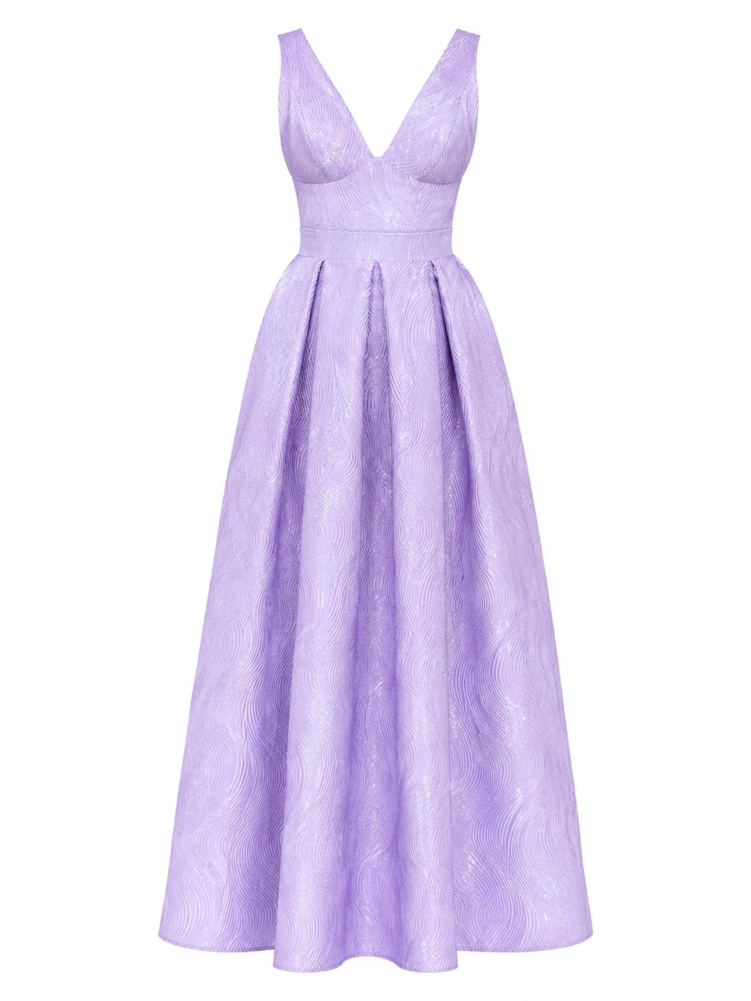 GRAZIA STORE Evening dress 'Szonja' in Purple: front