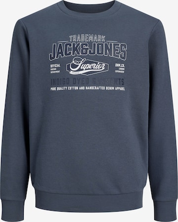 Bluză de molton de la Jack & Jones Junior pe gri: față