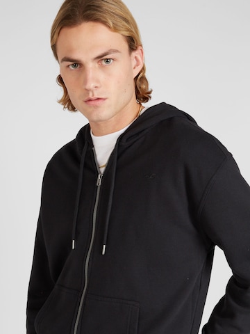 HOLLISTER Sweatjacke in Schwarz