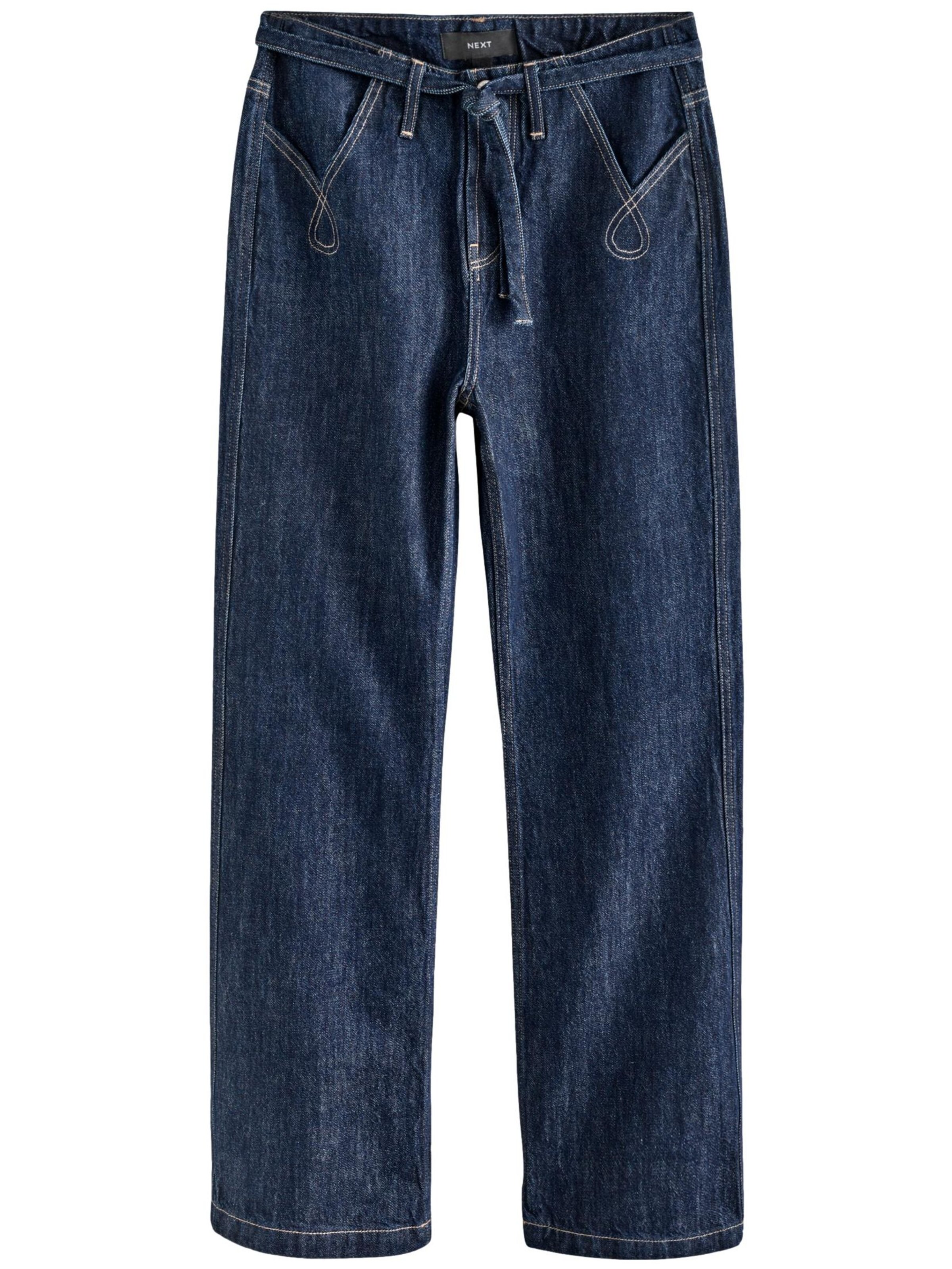 Next tavaline Teksapüksid, värv sinine: eest vaates