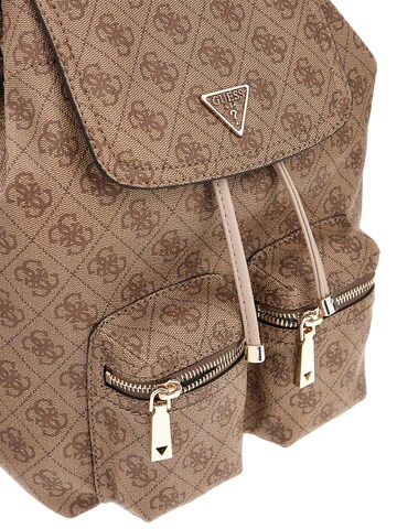 GUESS Rucksack 'Manhattan Ii Flap Backpack'‌‌‌‌‌ in Braun