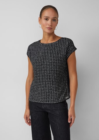 s.Oliver Bluse in Schwarz: Vorderseite