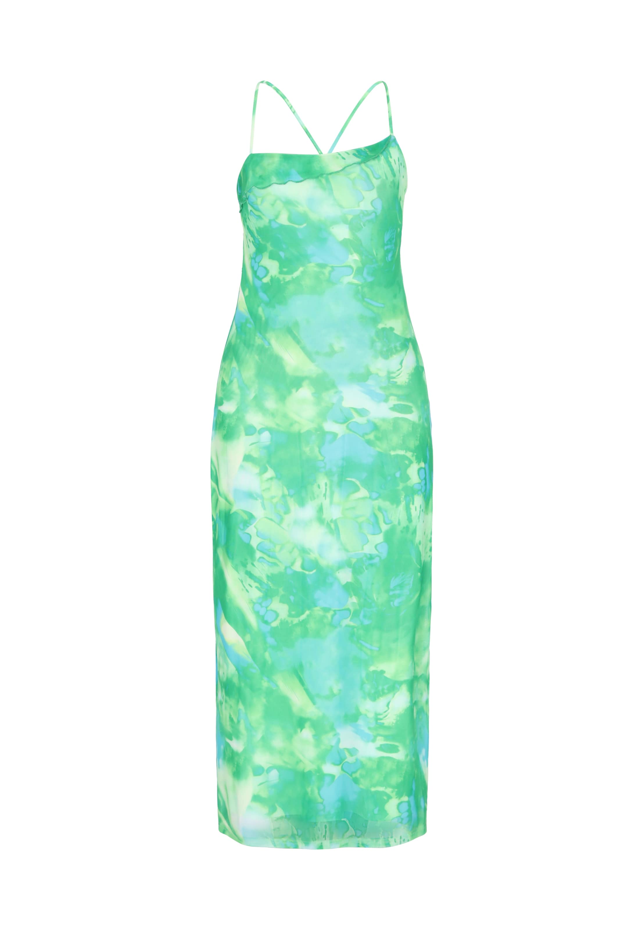 Robe IZIA en vert : devant