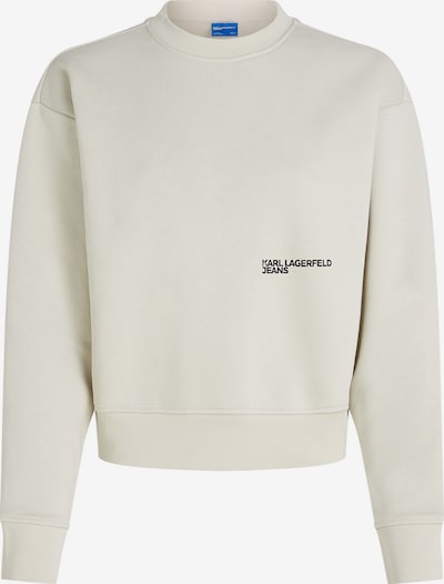 Megztinis be užsegimo iš KARL LAGERFELD JEANS, spalva – juoda / natūrali balta, Prekių apžvalga