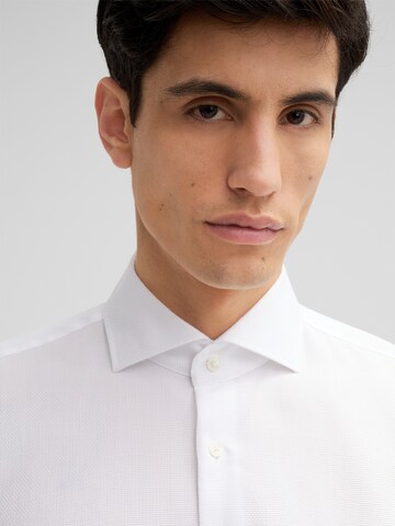 STRELLSON Slim fit Button Up Shirt 'Sereno' in White