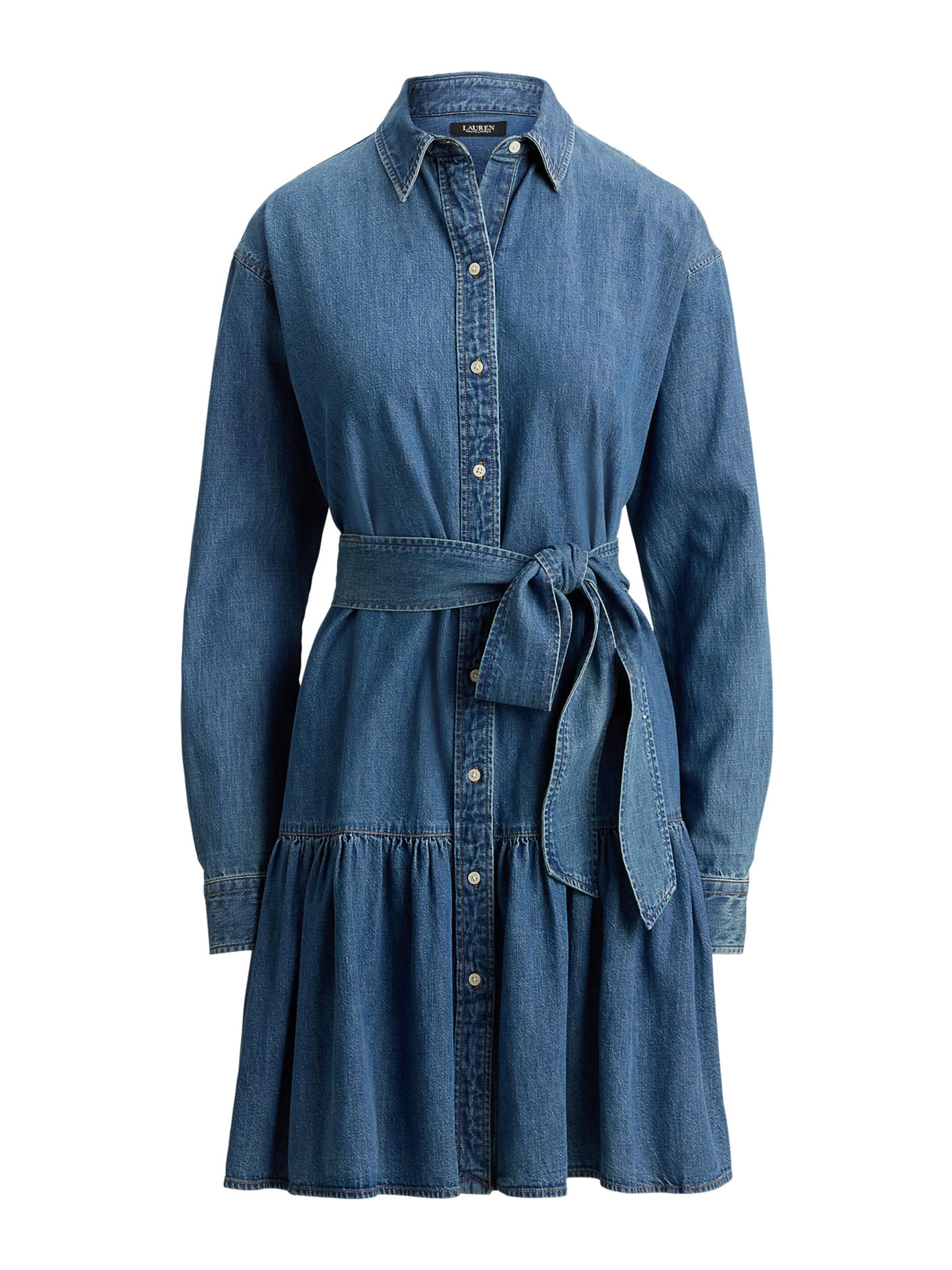 Robe-chemise Lauren Ralph Lauren en bleu : devant