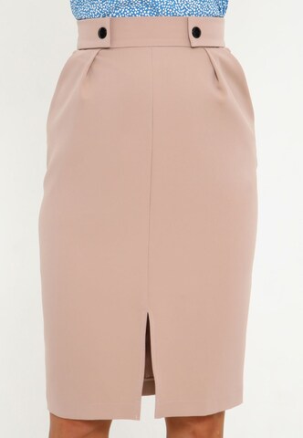 Awesome Apparel Rok in Beige