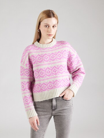 Pullover 'Lottie' di Lollys Laundry in rosa: frontale