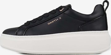 Baskets basses Alexander Smith en noir : devant