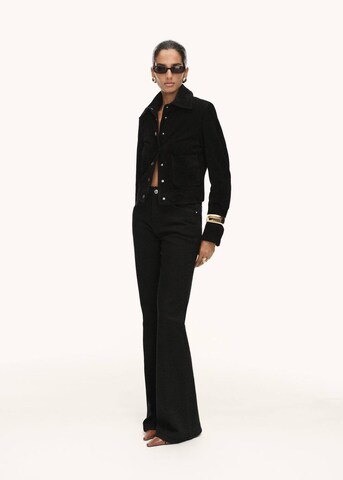 MANGO Between-Season Jacket in Black: front