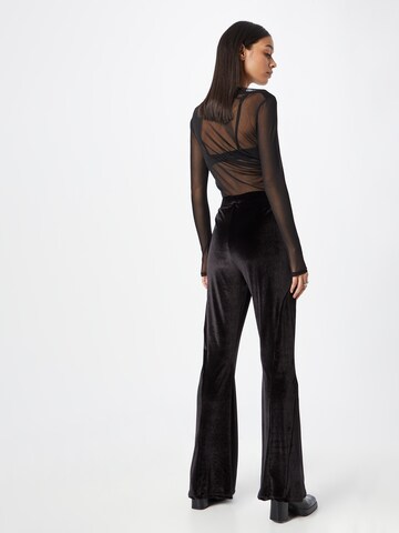 Nasty Gal Flared Hose in Schwarz