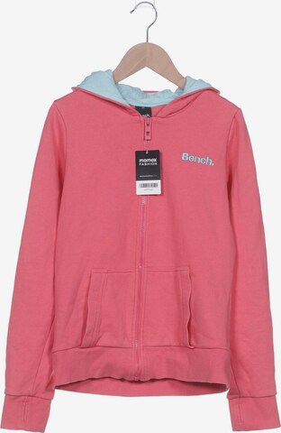 BENCH Sweatshirt & Zip-Up Hoodie in M in Pink: front
