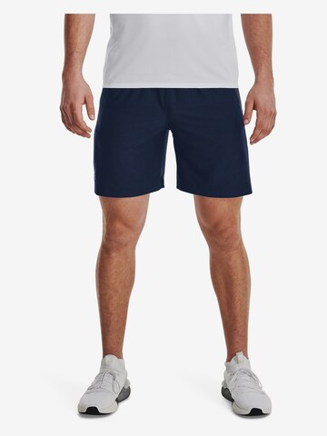 UNDER ARMOUR Regular Functionele broek 'Tech Vent' in Blauw: voorkant