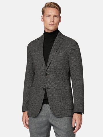 Boggi Milano Regular fit Kavaj i grå: framsida