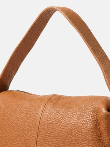 Borsa a mano 'Borsa a Mano Pelle Genuina Virginia Rhinè 26x17 cm' di Virginia Rhinè in marrone