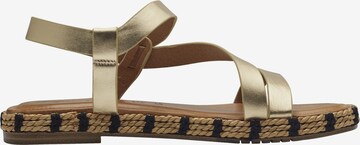 Sandalo con cinturino di TAMARIS in oro