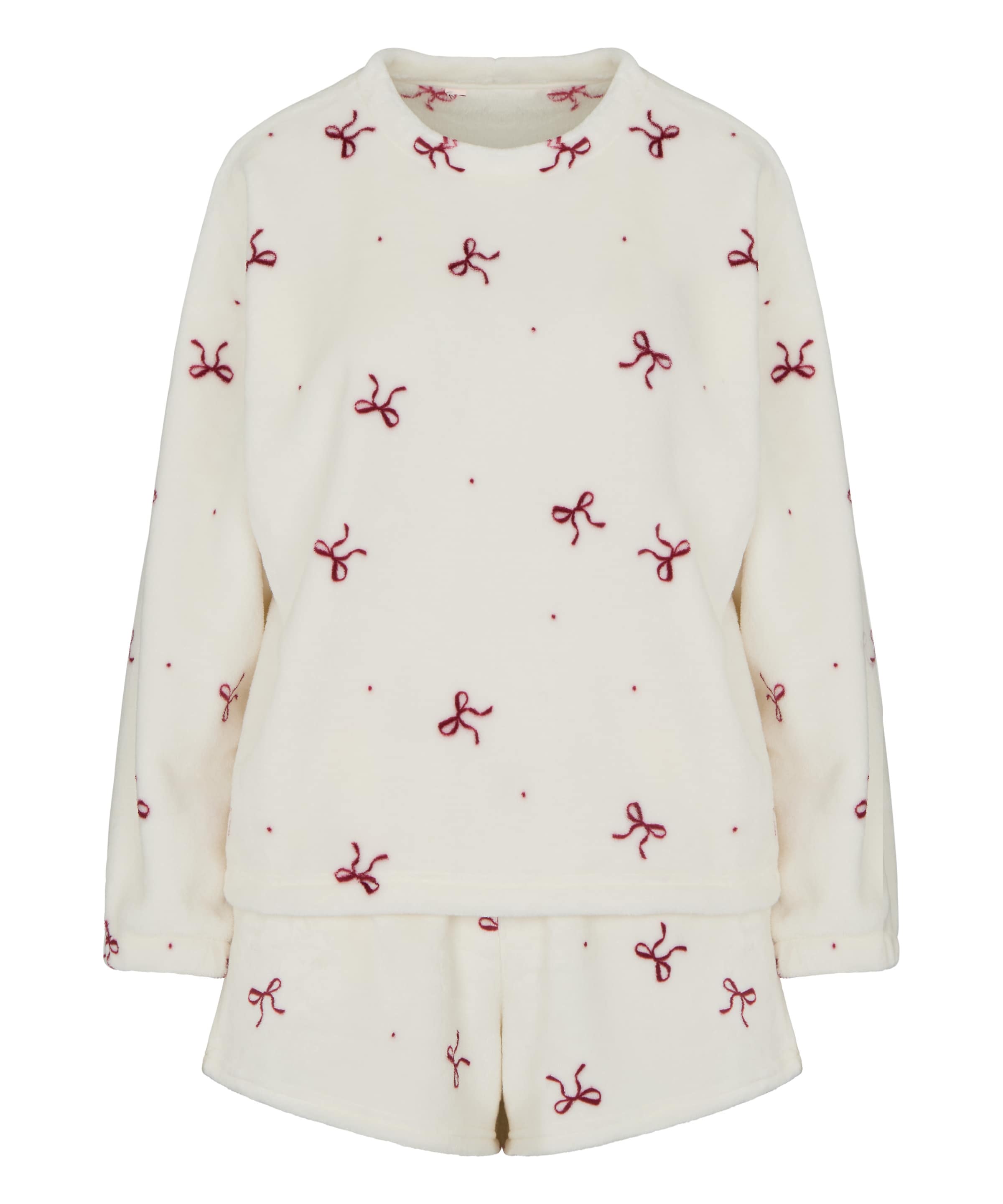 Hunkemöller Pyjama in Weiß: Vorderseite