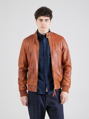 FREAKY NATION Between-Season Jacket 'Theis' in Brown: front