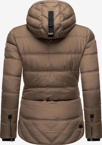 NAVAHOO Winter Jacket 'Renesmee' in Brown