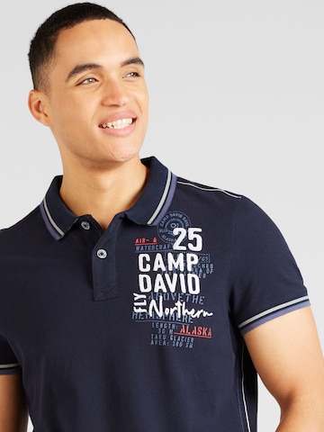 CAMP DAVID Bluser & t-shirts 'Alaska Ice Tour' i blå