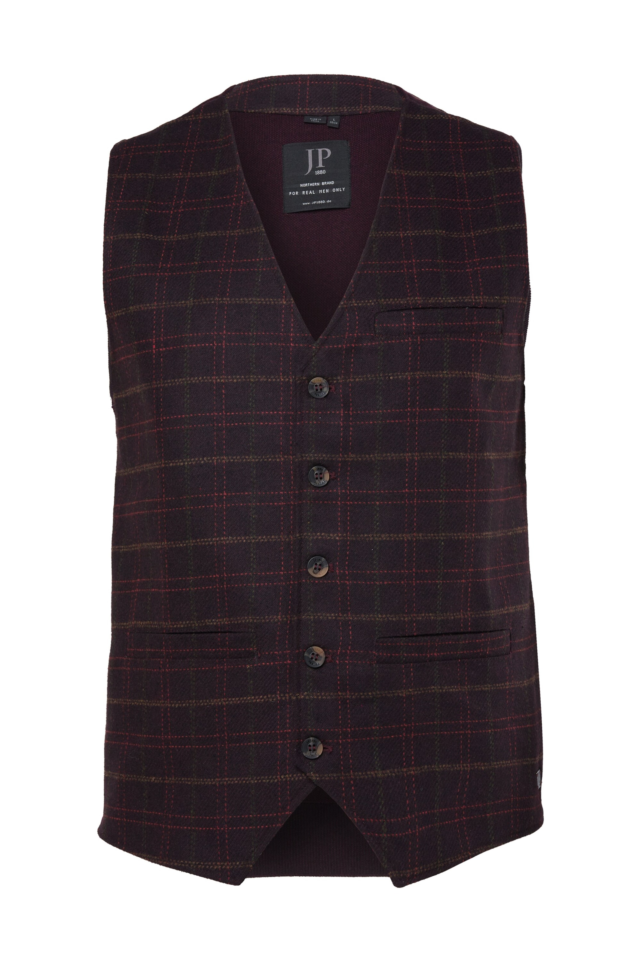 JP1880 Vest in Black: front